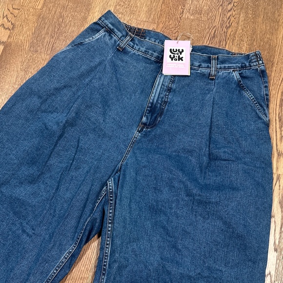 Lucy & Yak NWT Wide-Leg Blue Jeans - Picture 3 of 9